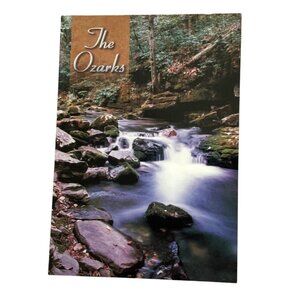 Vintage Postcard The Ozarks Mountain Stream Duane Yessak Not Posted u